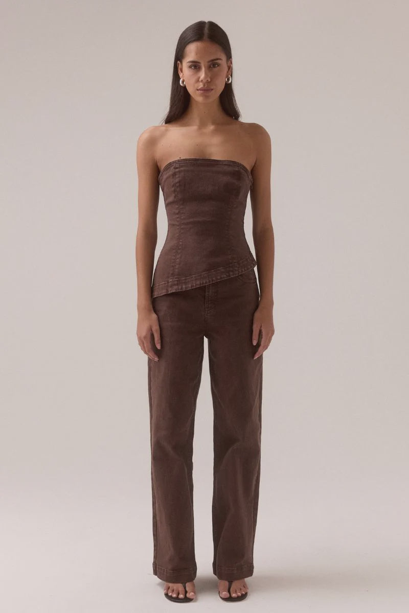 ZYRA BODICE - RAISIN