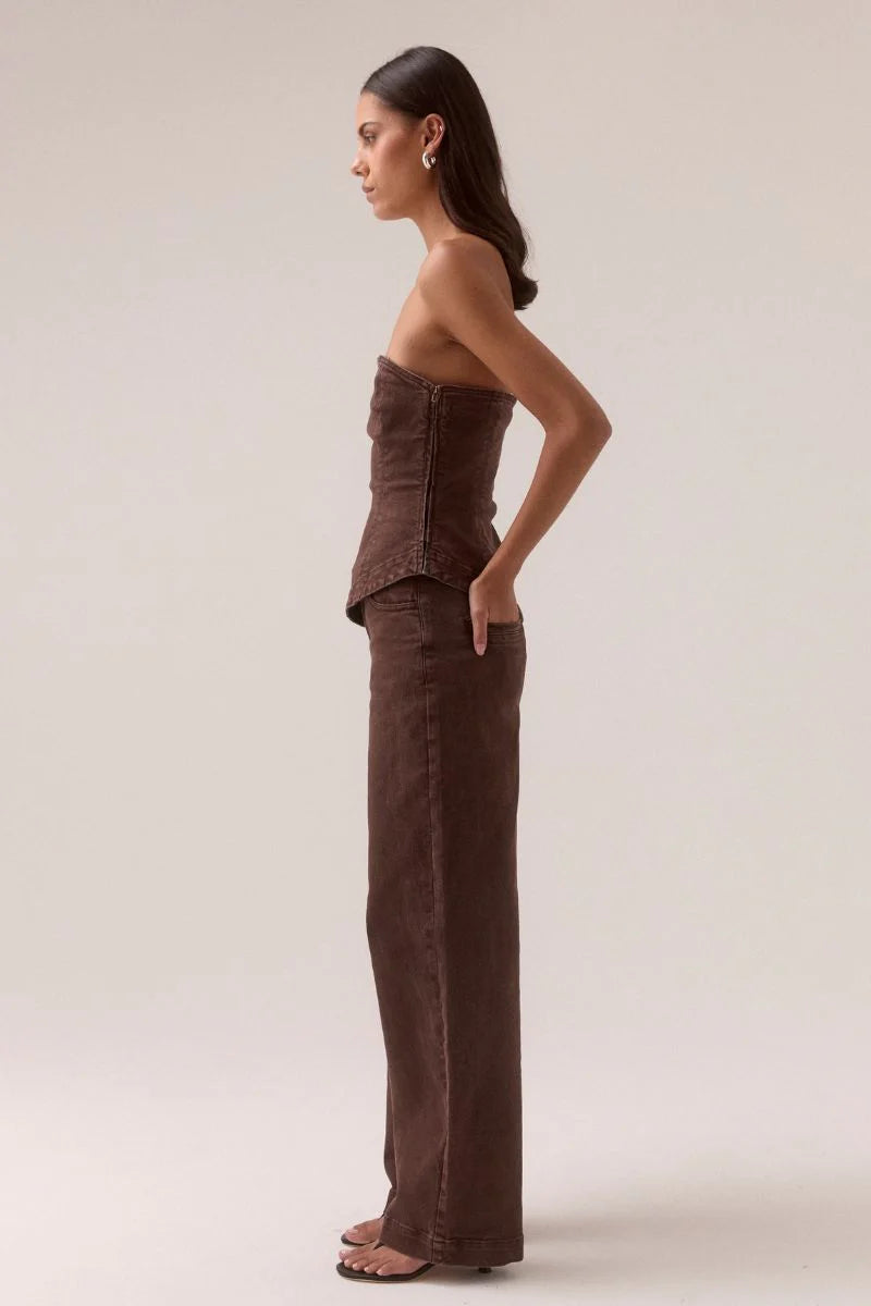 ZYRA JEANS - RAISIN