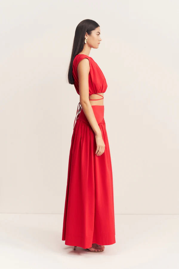 CAMPBELL GATHERED TOP - GOJI