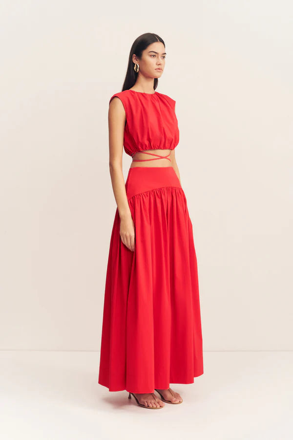 CAMPBELL GATHERED TOP - GOJI
