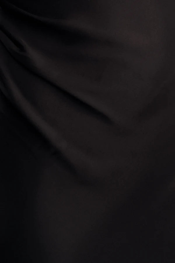 Agnes Draped Ruffle Maxi Dress