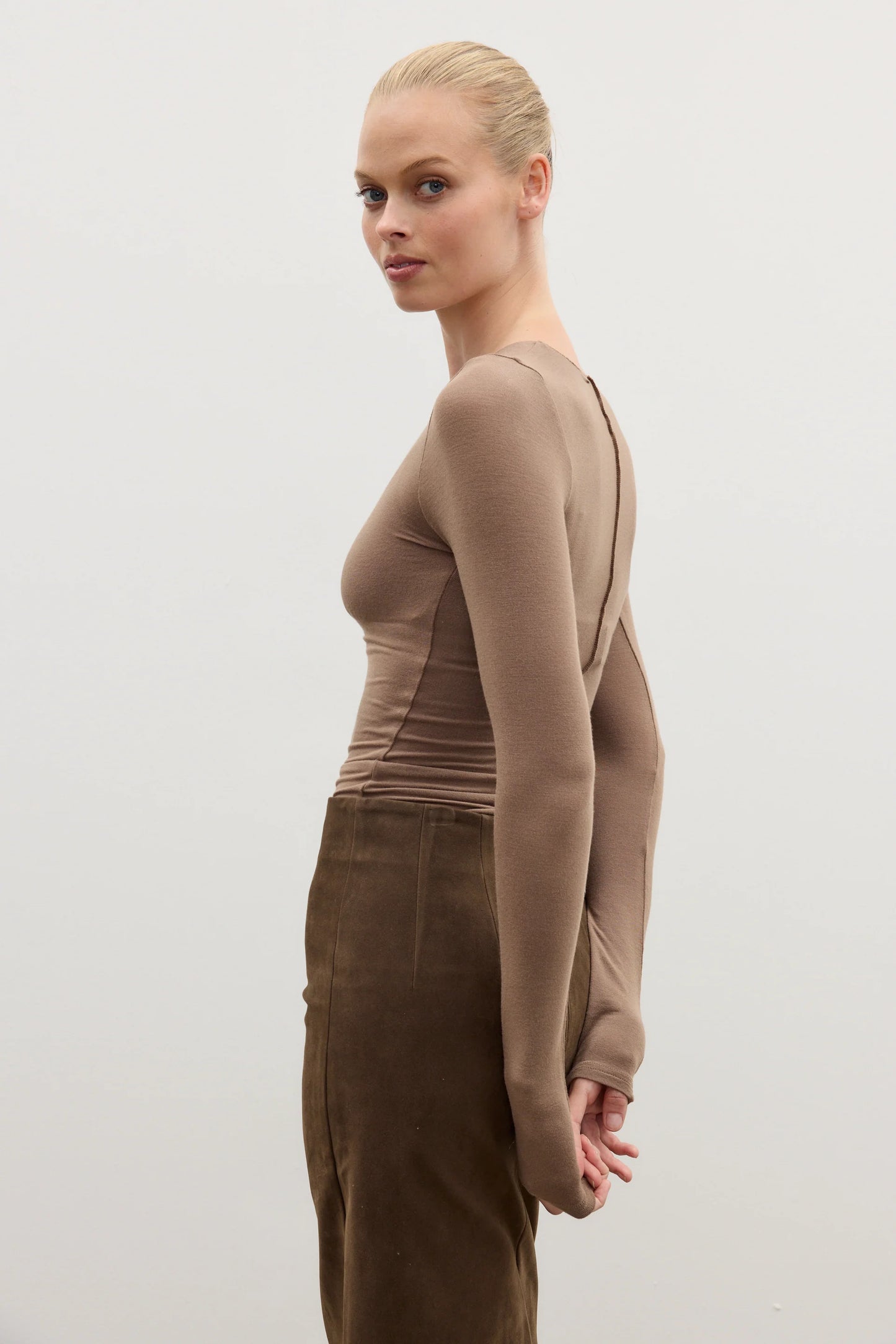 ANISA TOP - CLAY