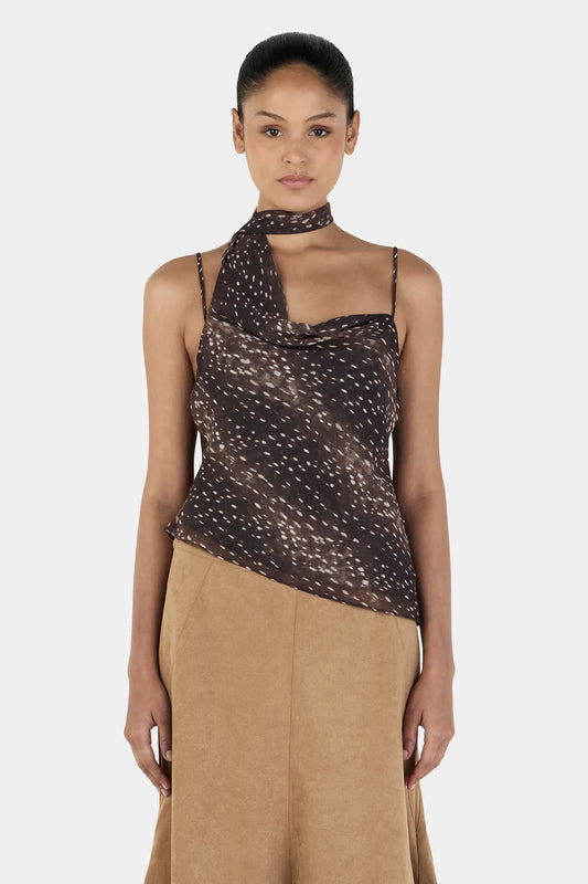CASSIA SCARF TOP