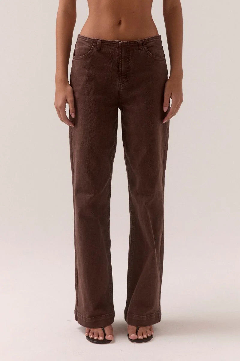 ZYRA JEANS - RAISIN