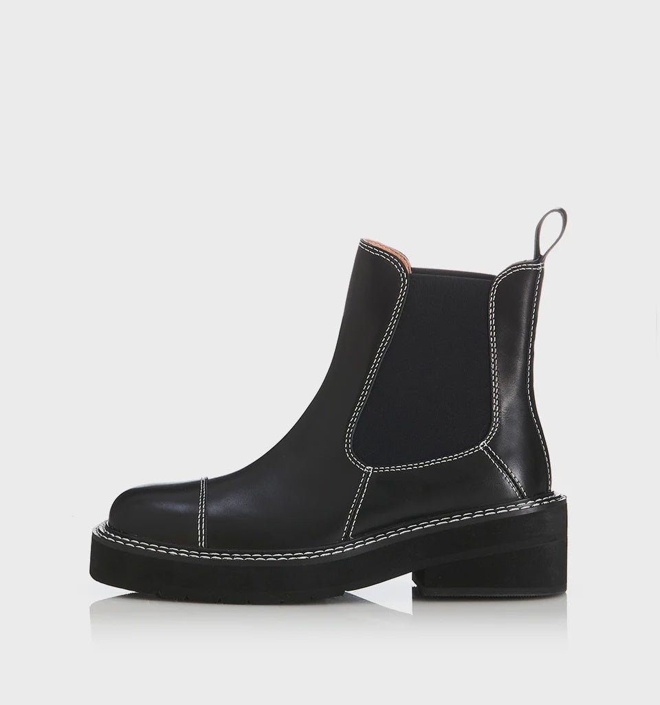 COMING SOON - EBONY - BLACK LEATHER
