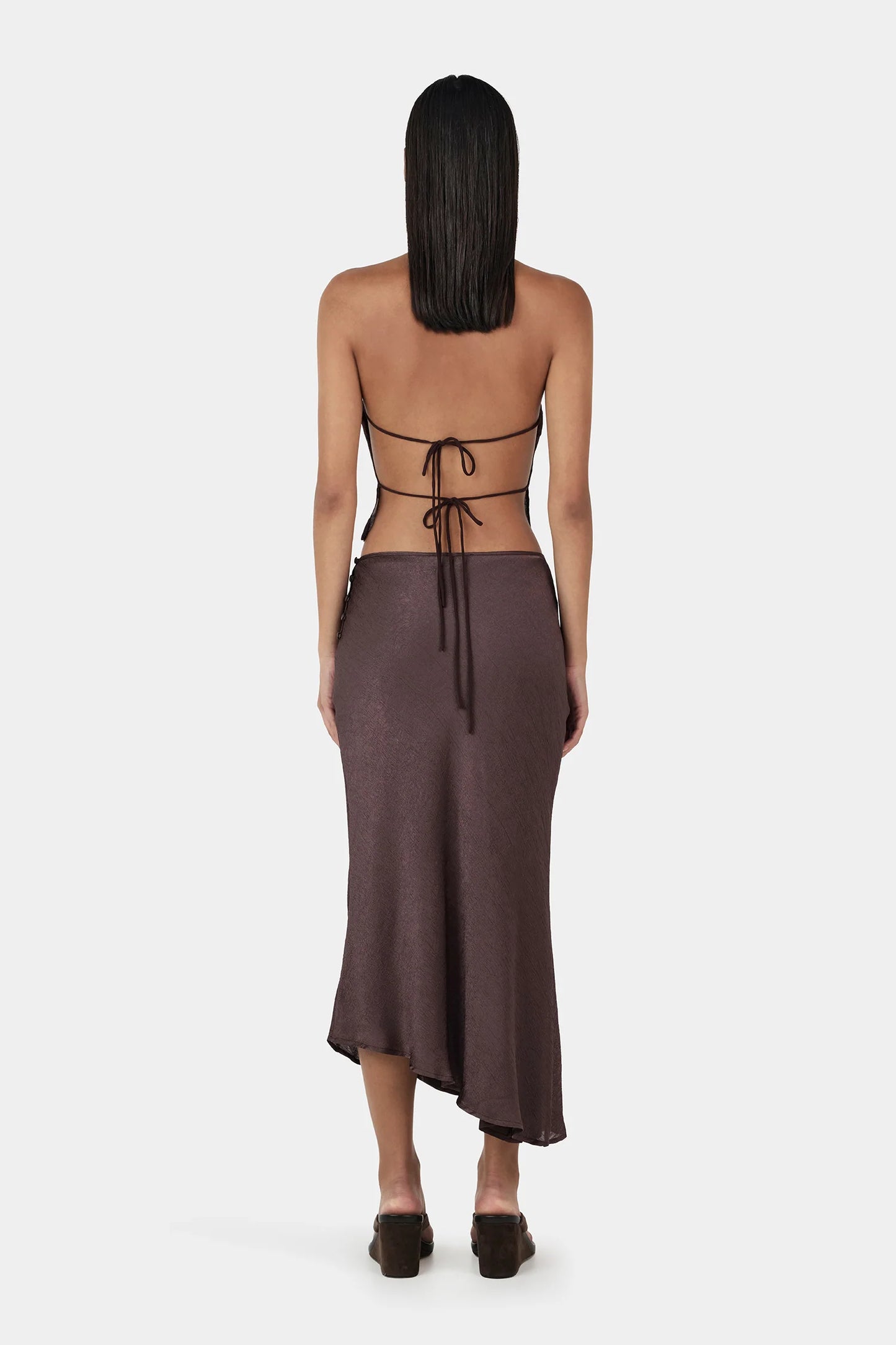 Lucie Asym Midi Skirt