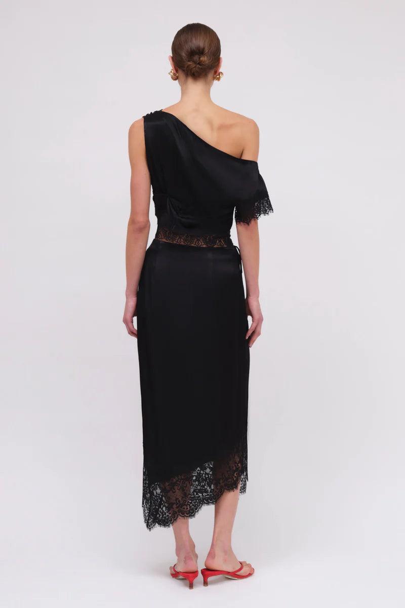 LEE SATIN LACE TOP