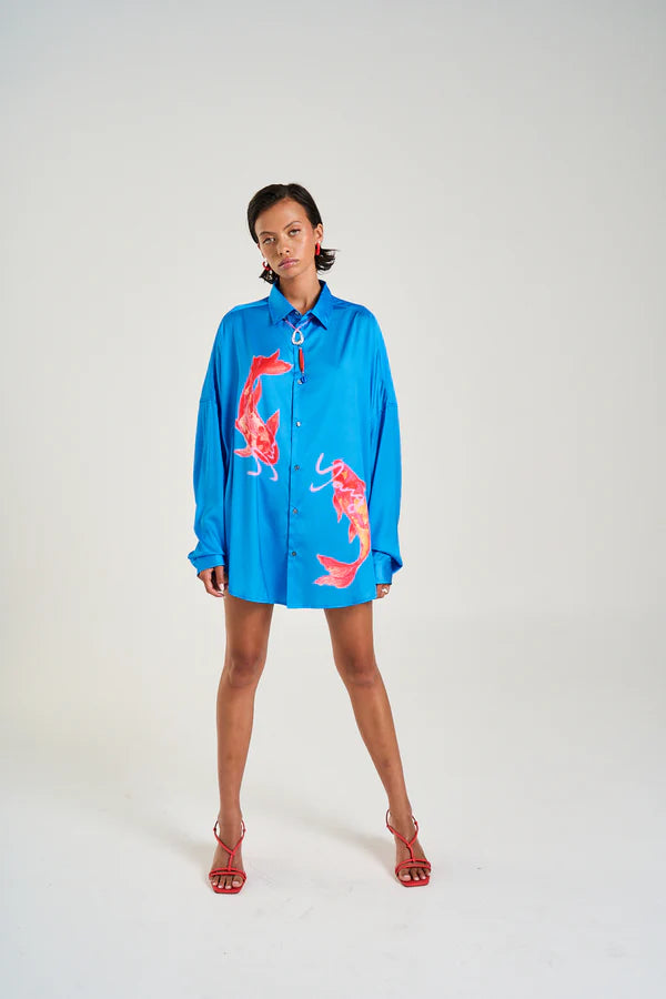 LS OS SHIRT - KOI