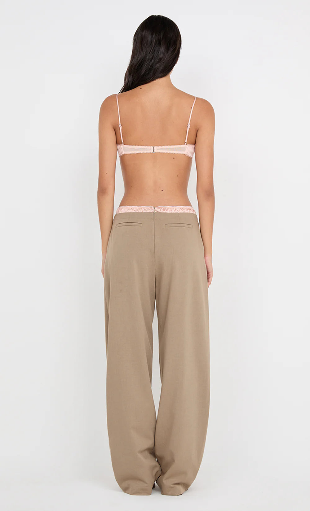 JAI CONTRAST PANT - TAUPE