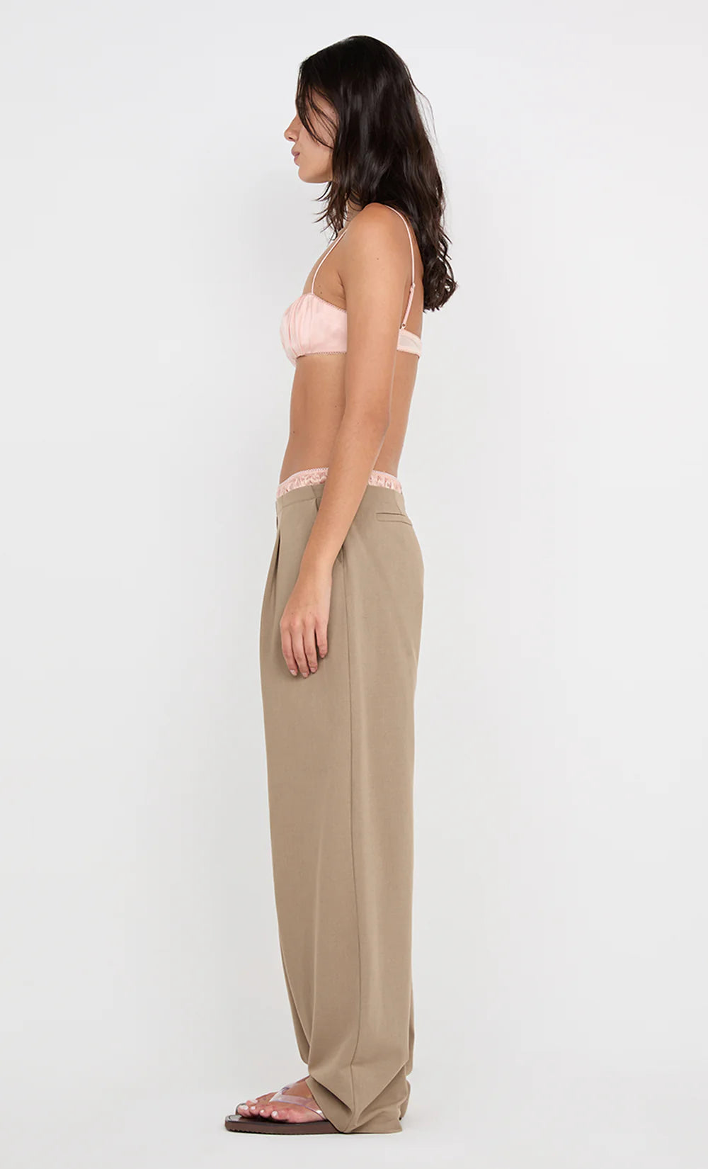 JAI CONTRAST PANT - TAUPE