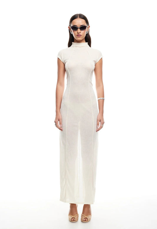 REDEFINED MAXI DRESS CREAM