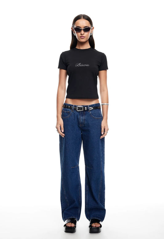 BISOU TEE - BLK