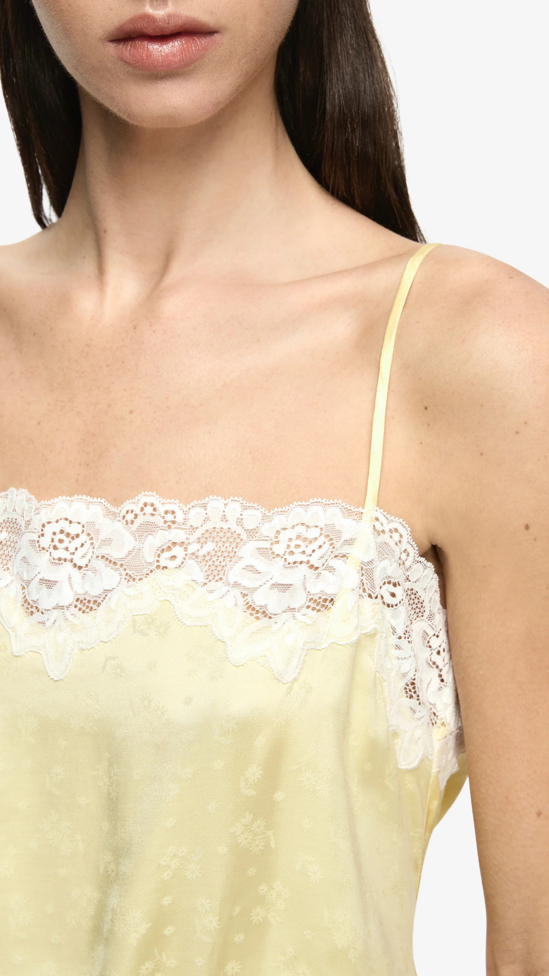 ZANA TOP - LEMON CREAM /IVORY