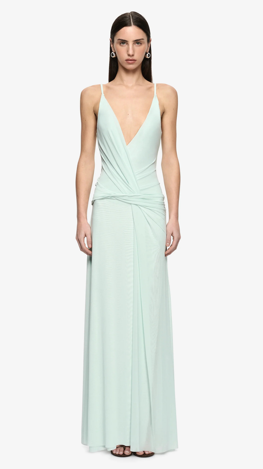 VELA MAXI DRESS  - SPEARMINT