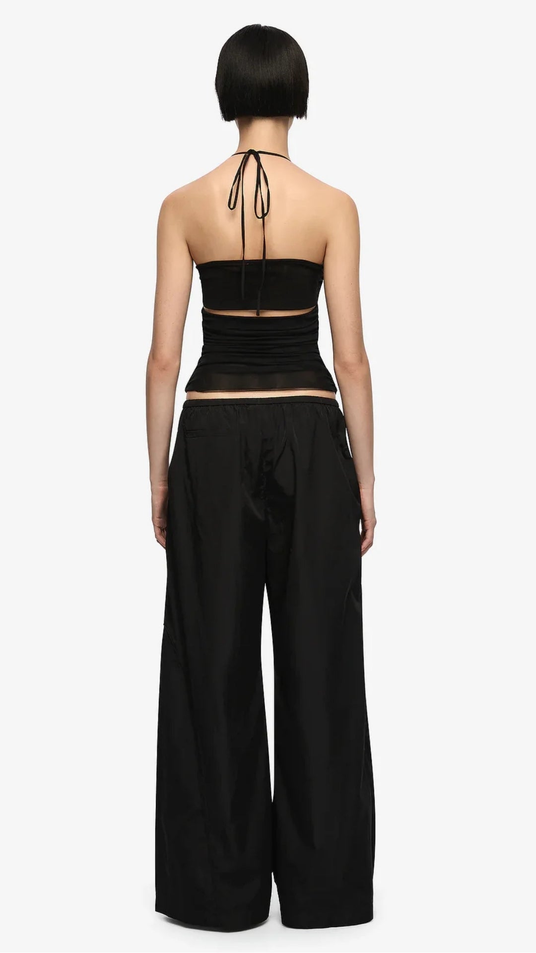 Delila Spiral Top in Black.