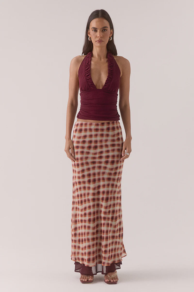 PRE ORDER Euphoria Skirt  - Check