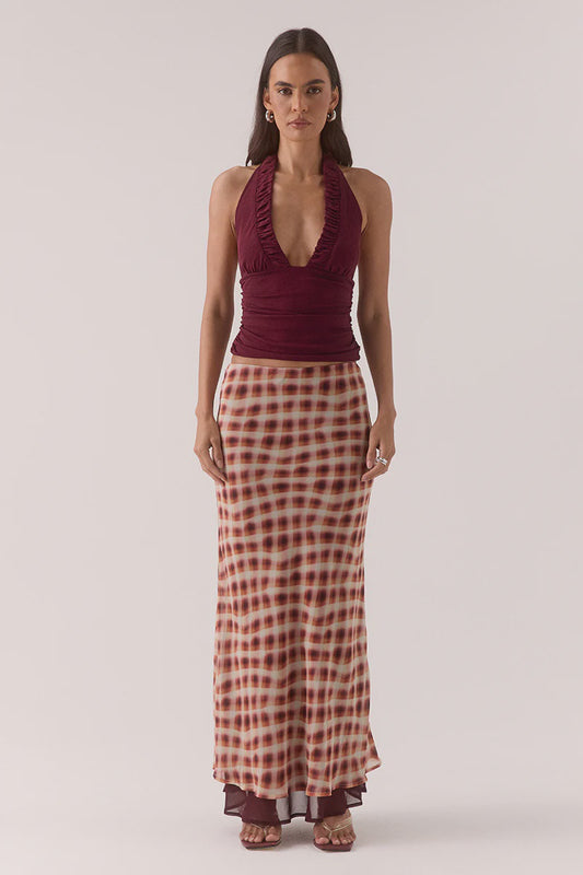 PRE ORDER Euphoria Skirt  - Check