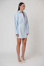 Load image into Gallery viewer, BAYSE- EASTON SHIRT DRESS ICE BLUE
