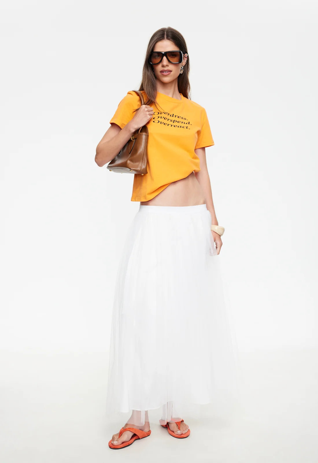 OVERDRESSED TEE - SHERBET