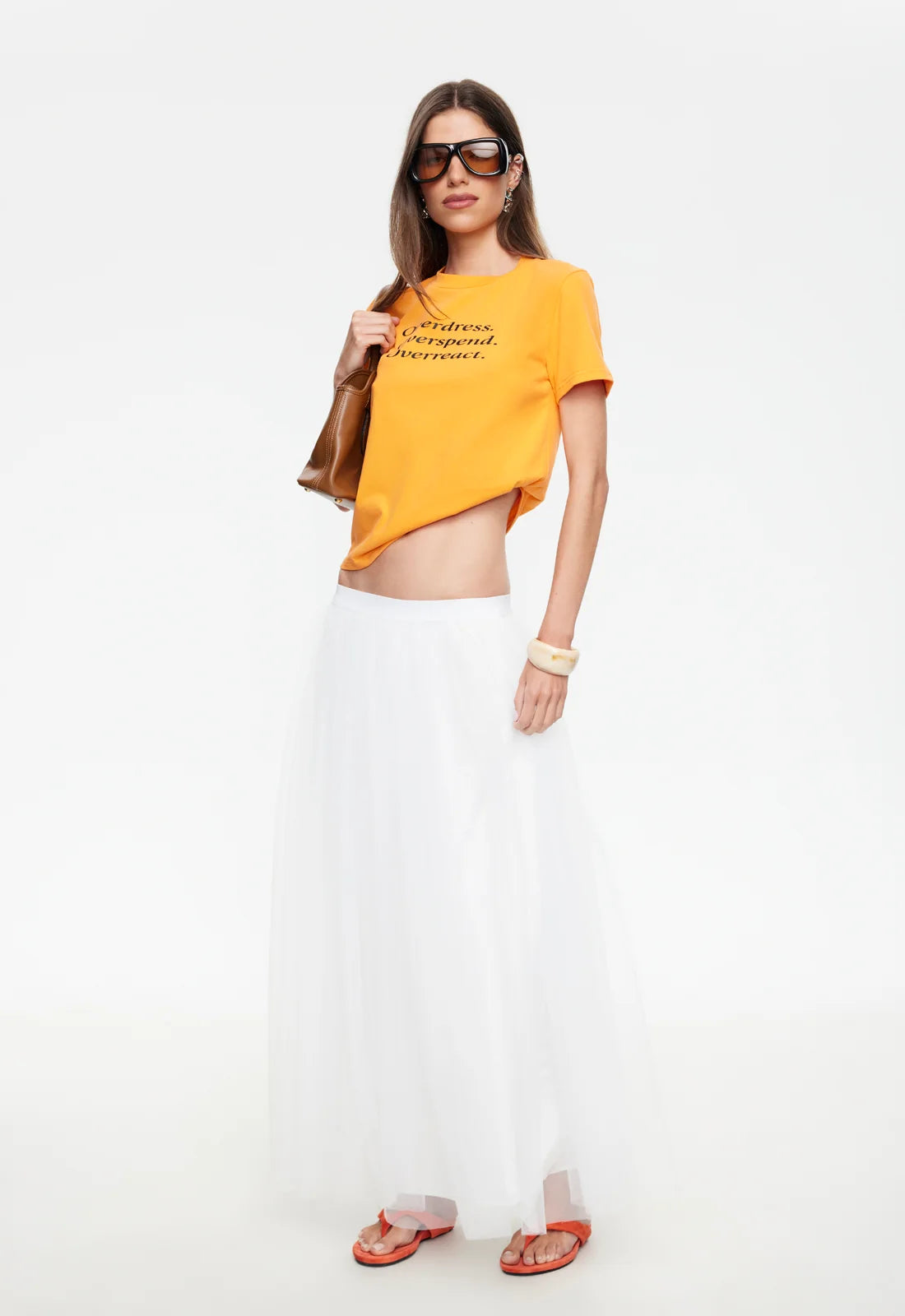 OVERDRESSED TEE - SHERBET