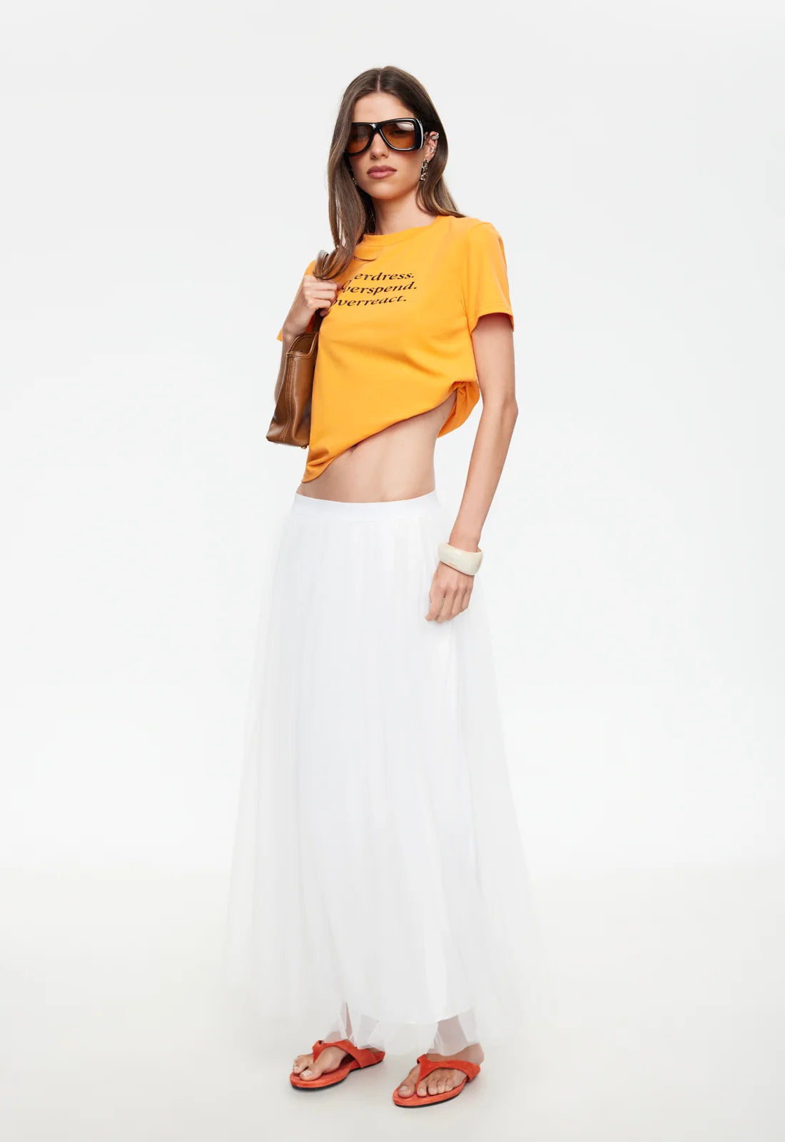 OVERDRESSED TEE - SHERBET
