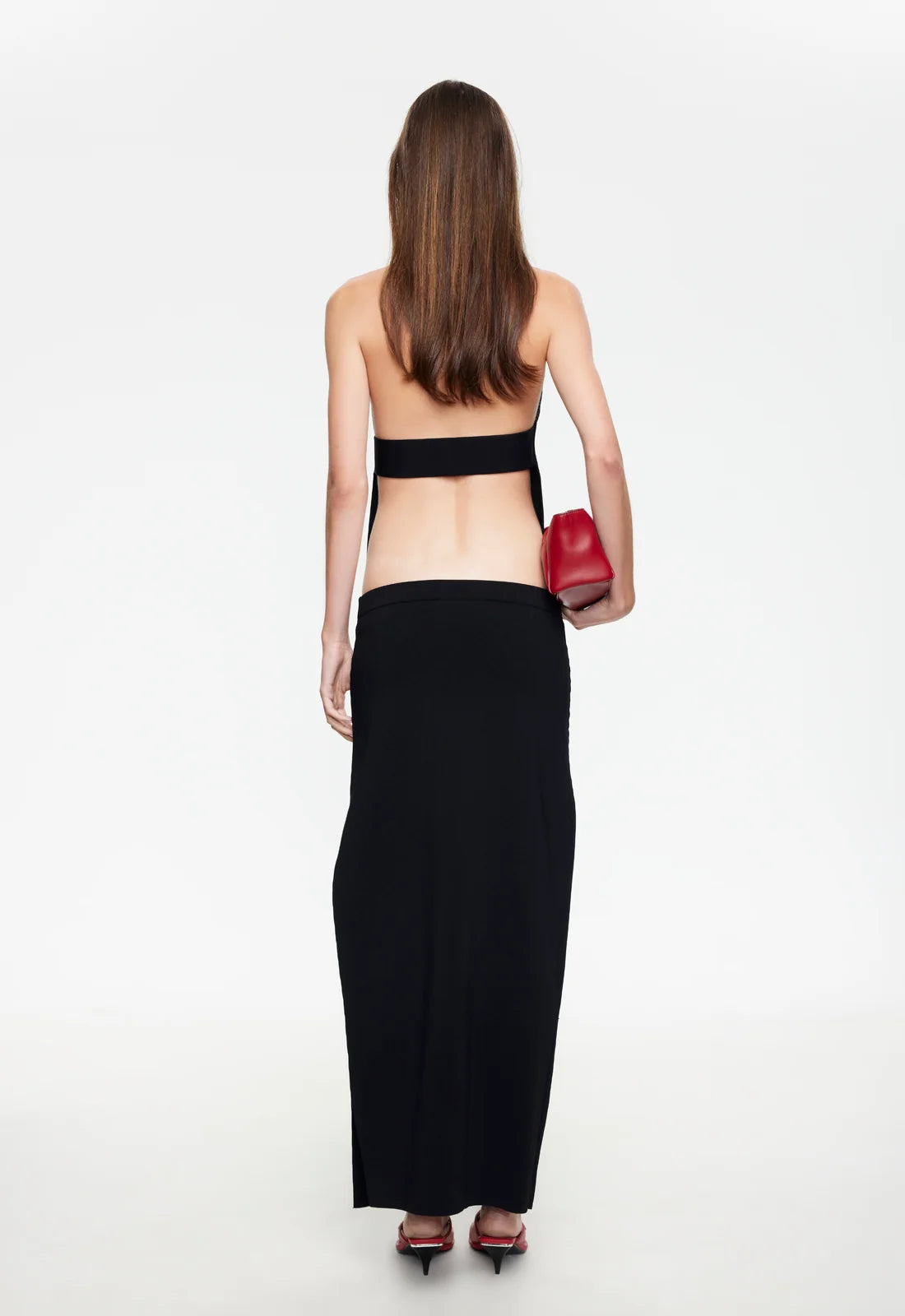 AFTER HOURS MAXI SKIRT - VINYL