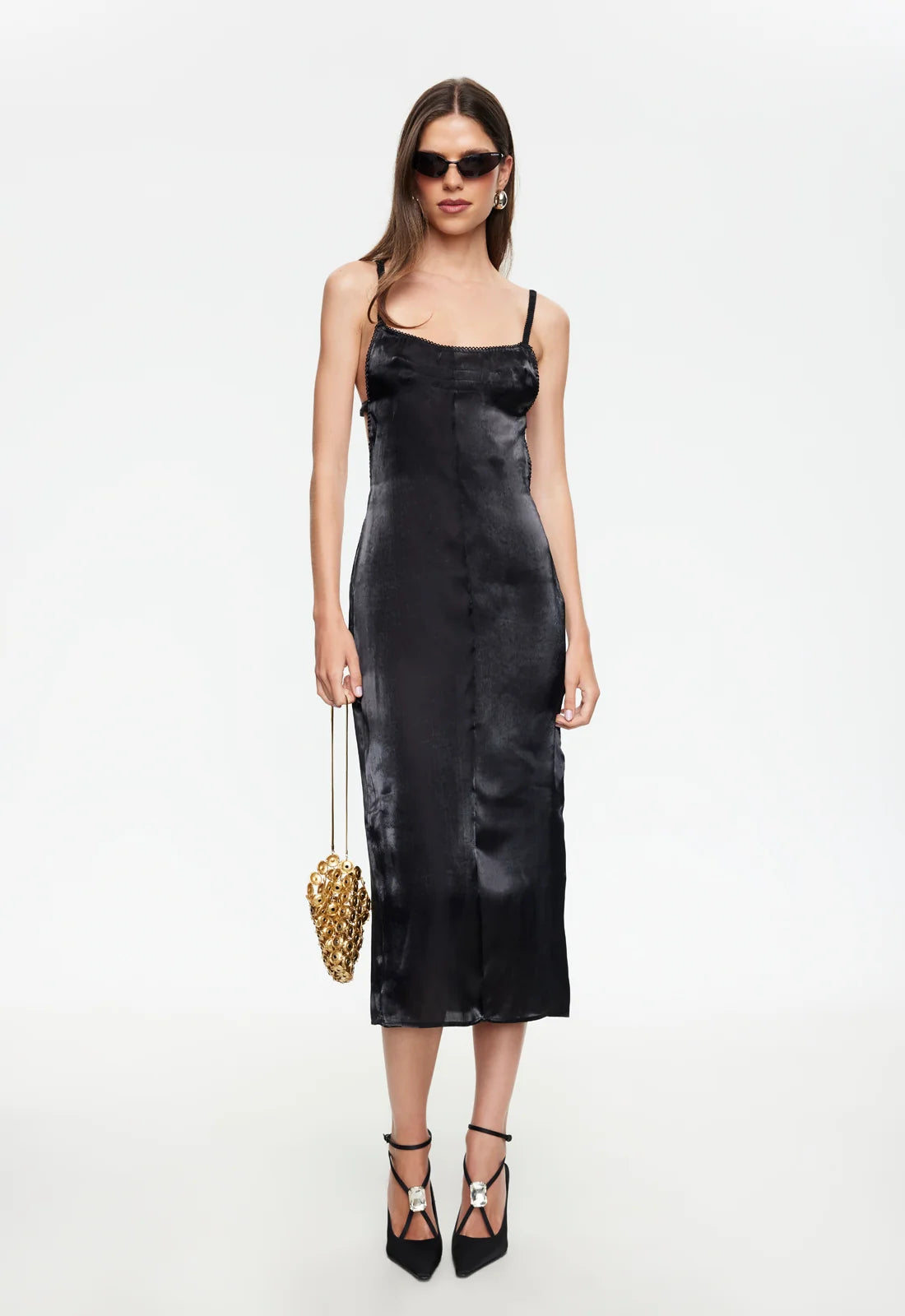 ELECTRA MIDI DRESS - NOIR