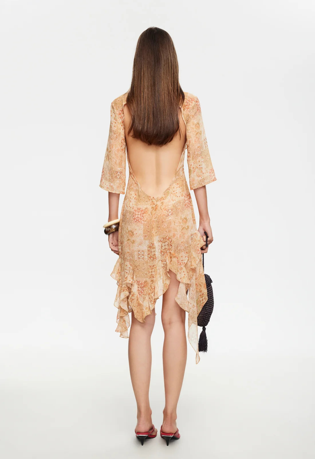 CARRIE MIDI DRESS - NECTAR FLORAL