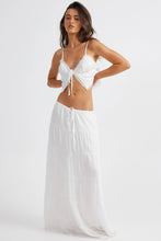 Load image into Gallery viewer, SNDYS - OPHELIA MAXI SKIRT - WHITE
