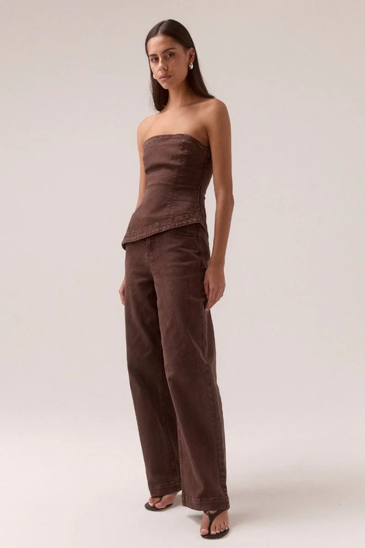 ZYRA JEANS - RAISIN
