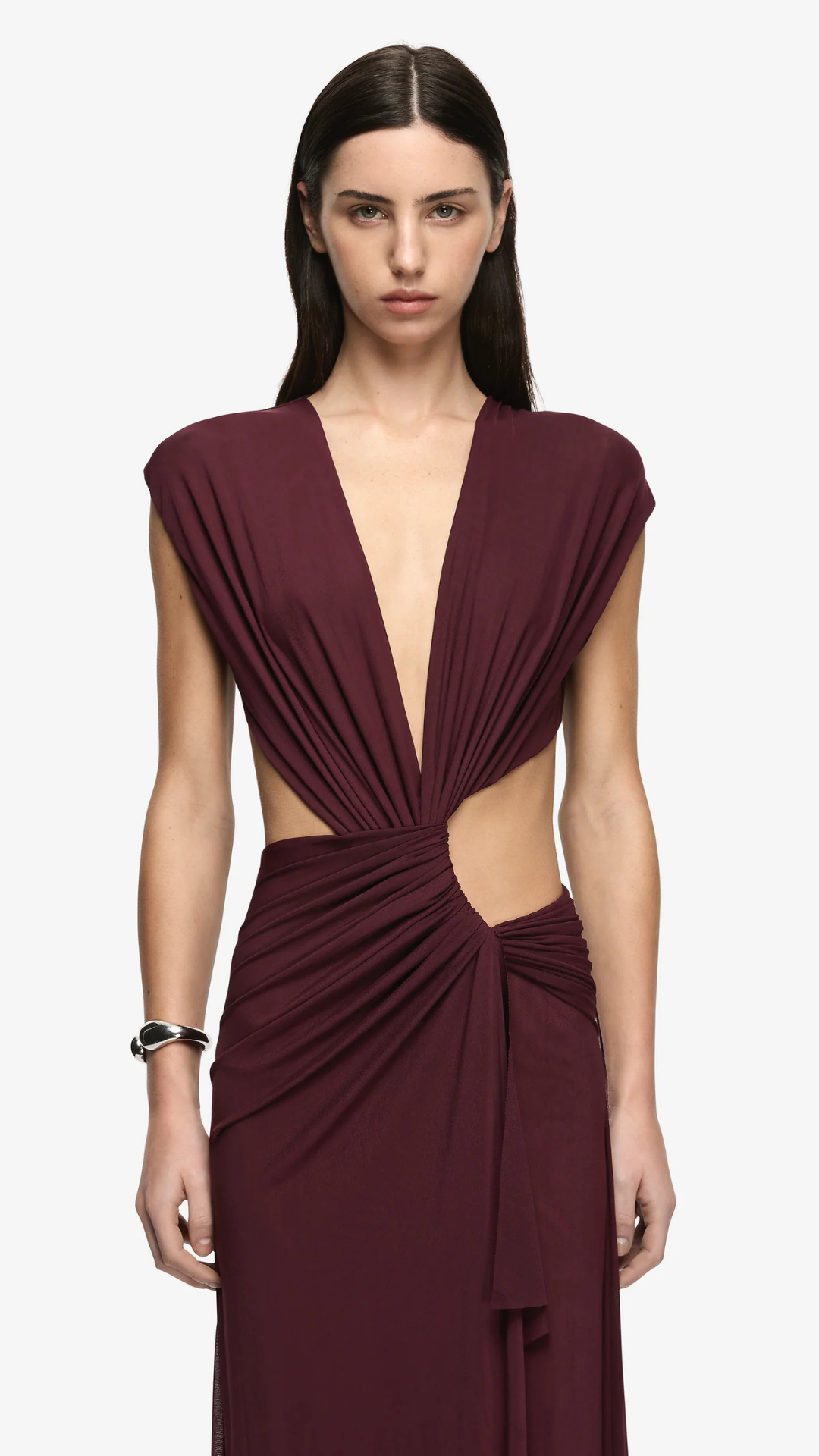 ODEA MAXI DRESS - PLUM