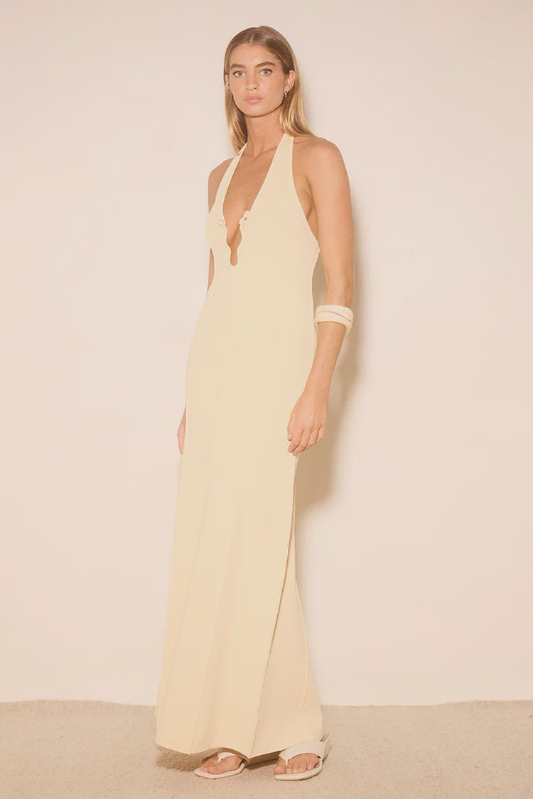 Nile Knit Dress - Butter