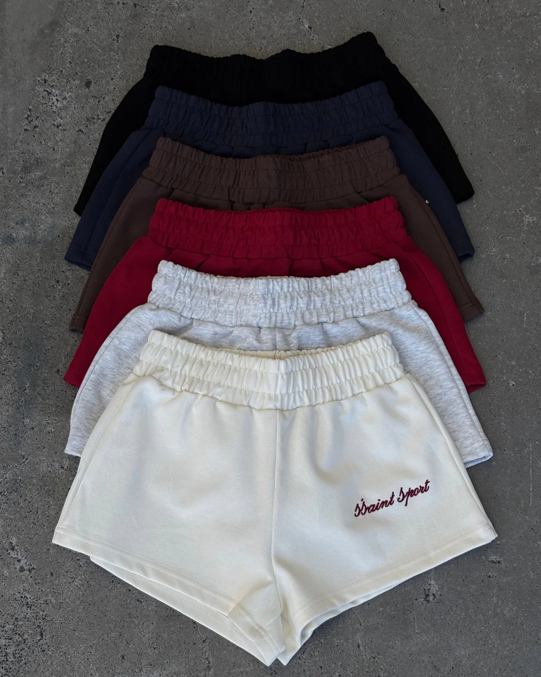 SŚAINT Sport Track Shorts - Butter
