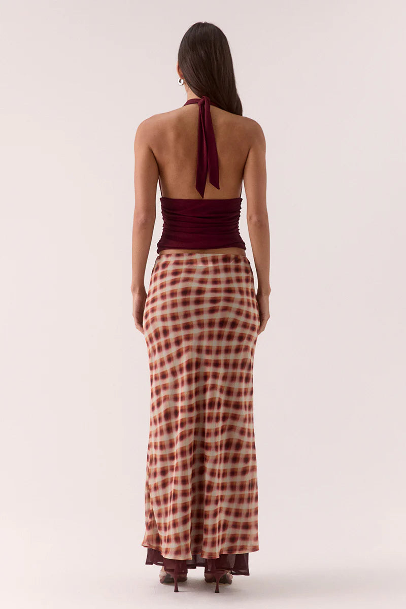 PRE ORDER Euphoria Skirt  - Check