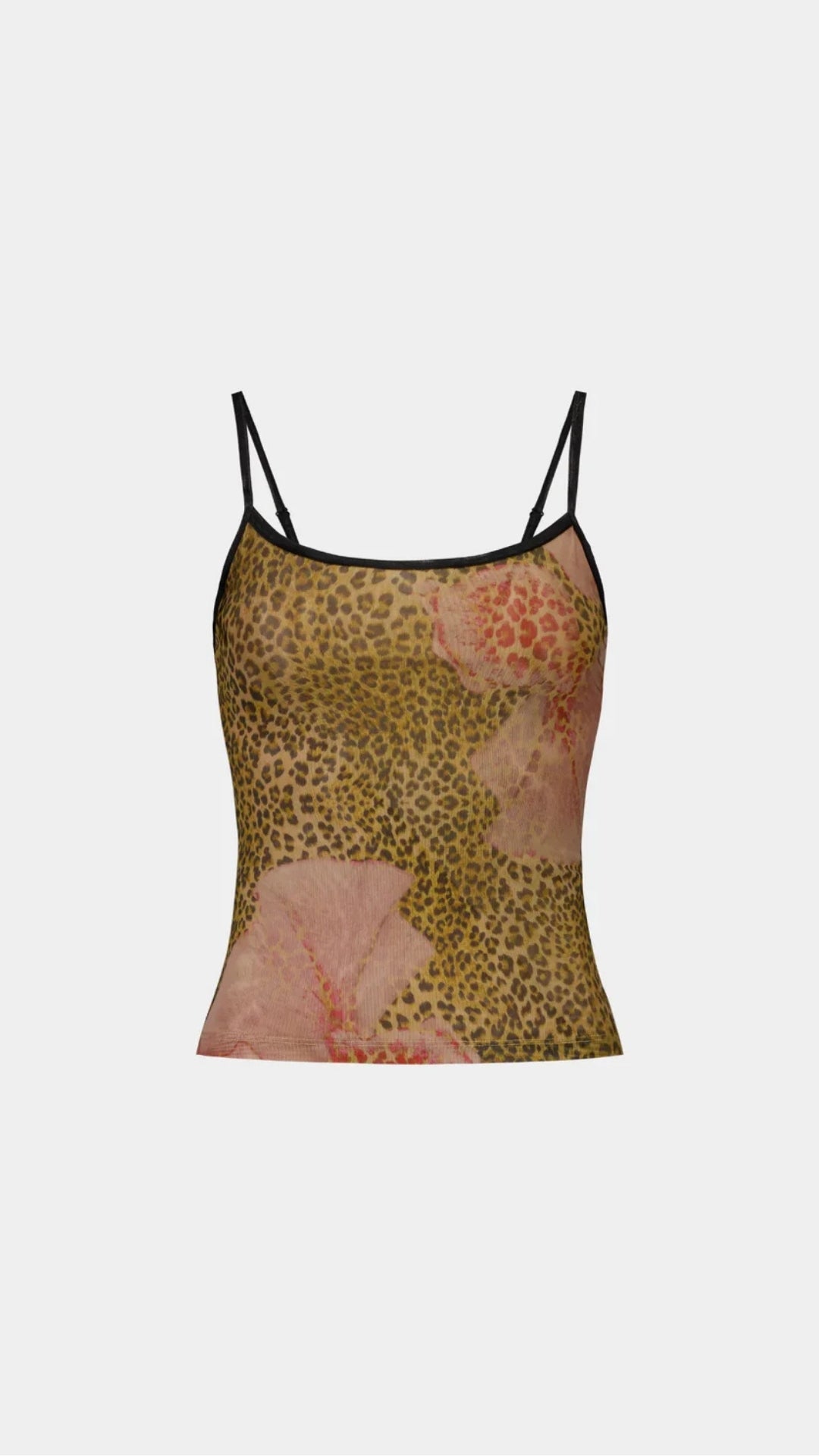 Camisole Mesh Leopard