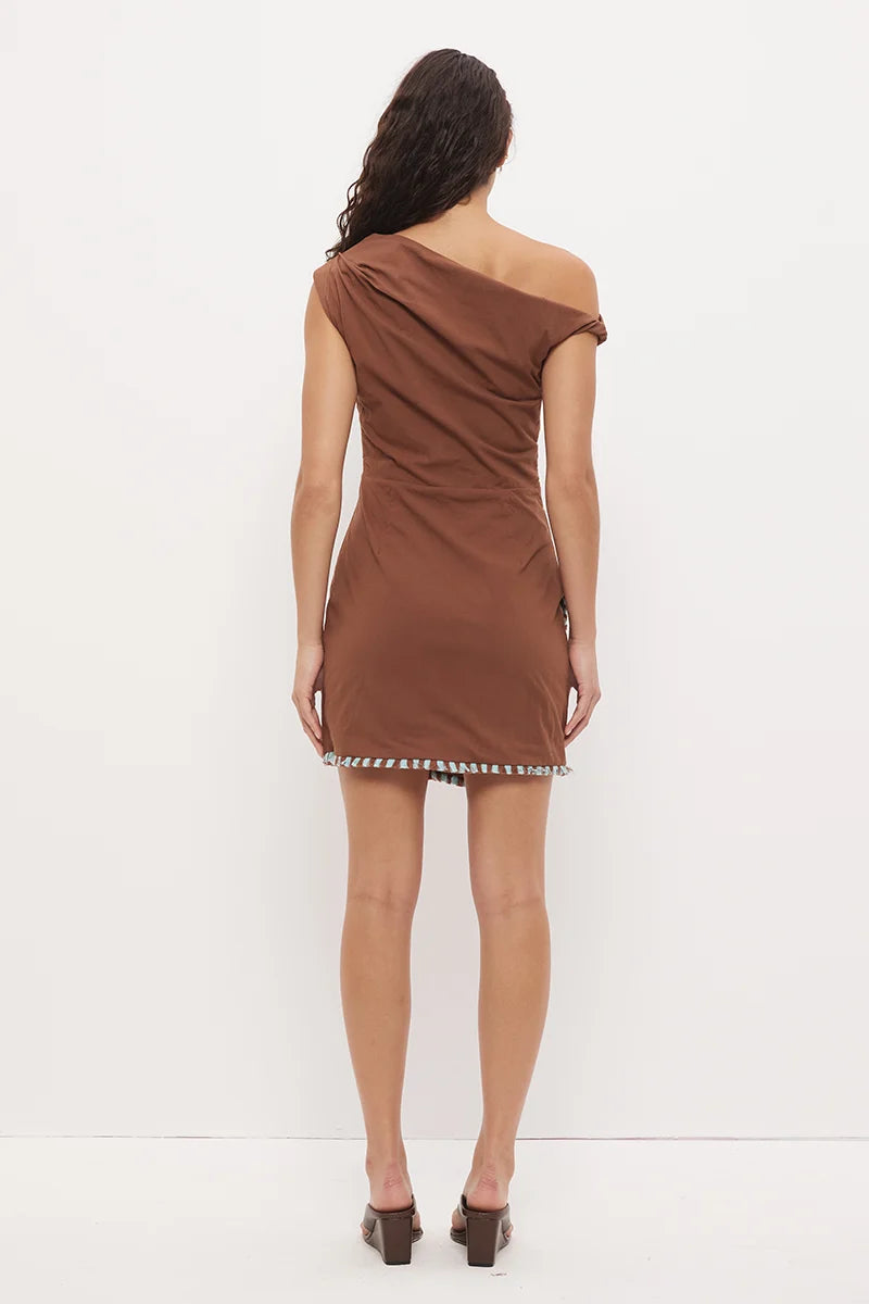Rocco Mini Dress Nutmeg