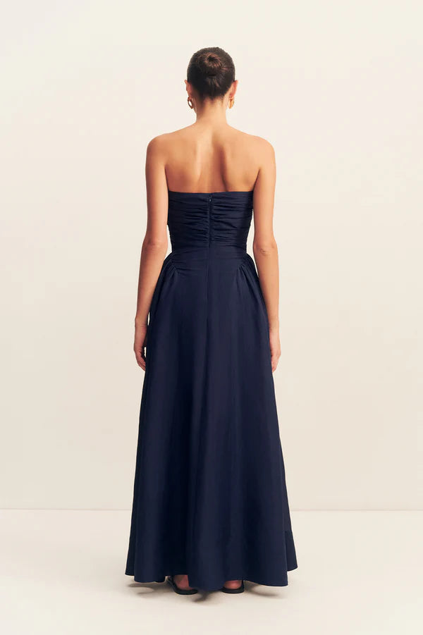 Celeste Strapless Panelled Maxi Dress