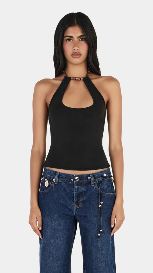 DEANNA TOP - BLACK