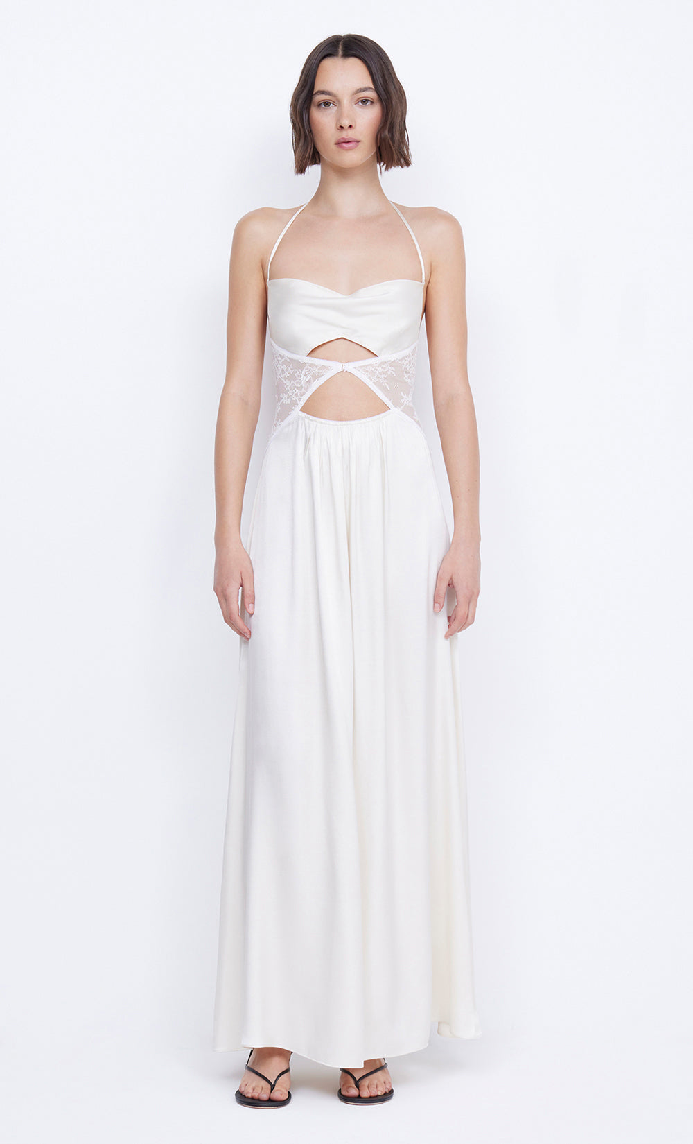 SANTAL HALTER MAXI DRESS