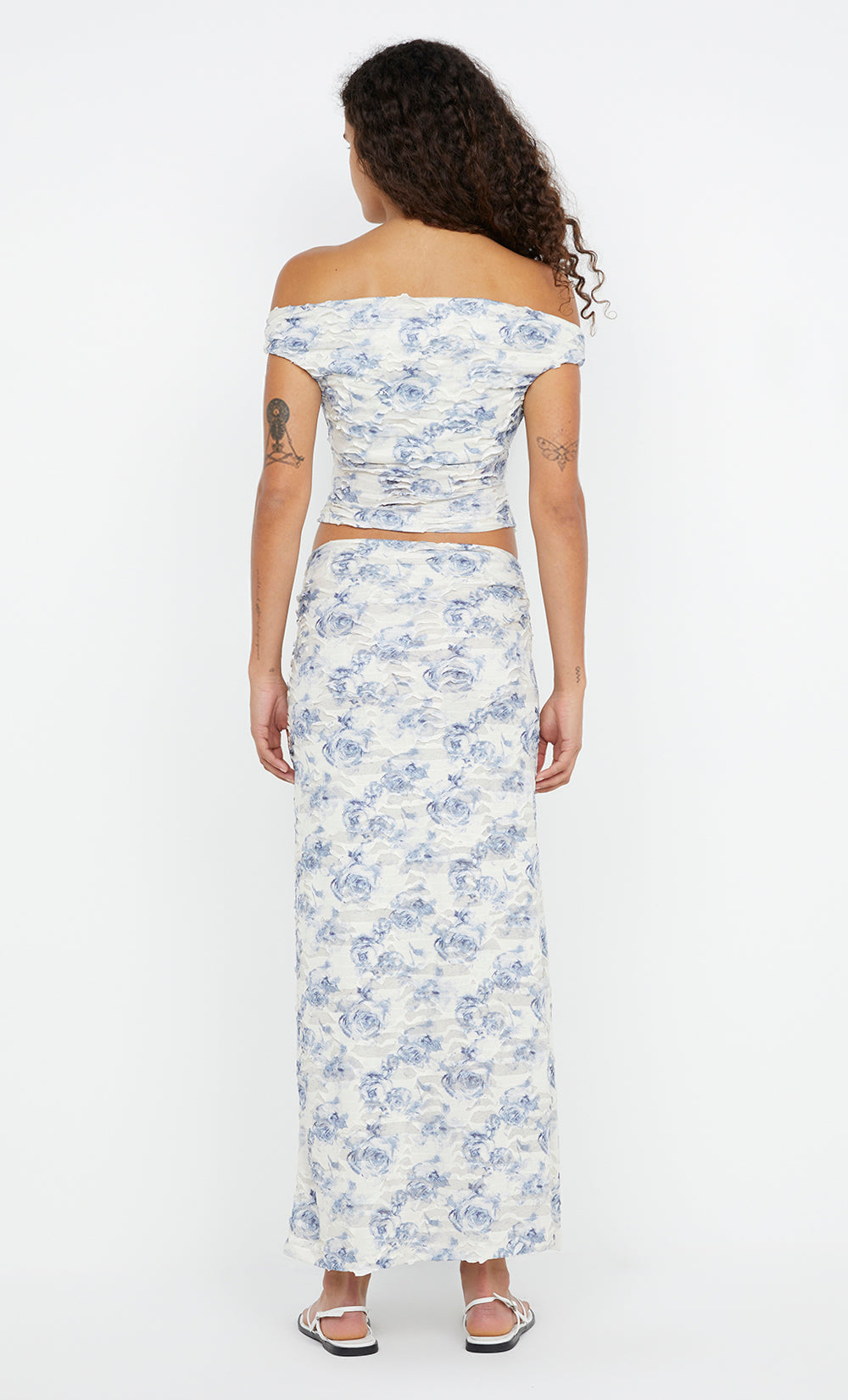 RIVA OFF SHOULDER TOP - ROSE