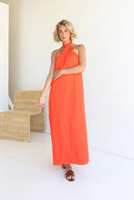 Load image into Gallery viewer, MADISON - AMBER MAXI DRESS- FLAME
