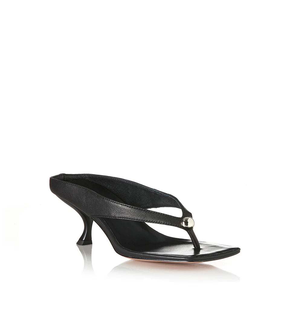 Aria - Black Oily Leather