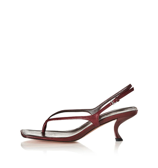 Arlo - Burgundy Oily Leather