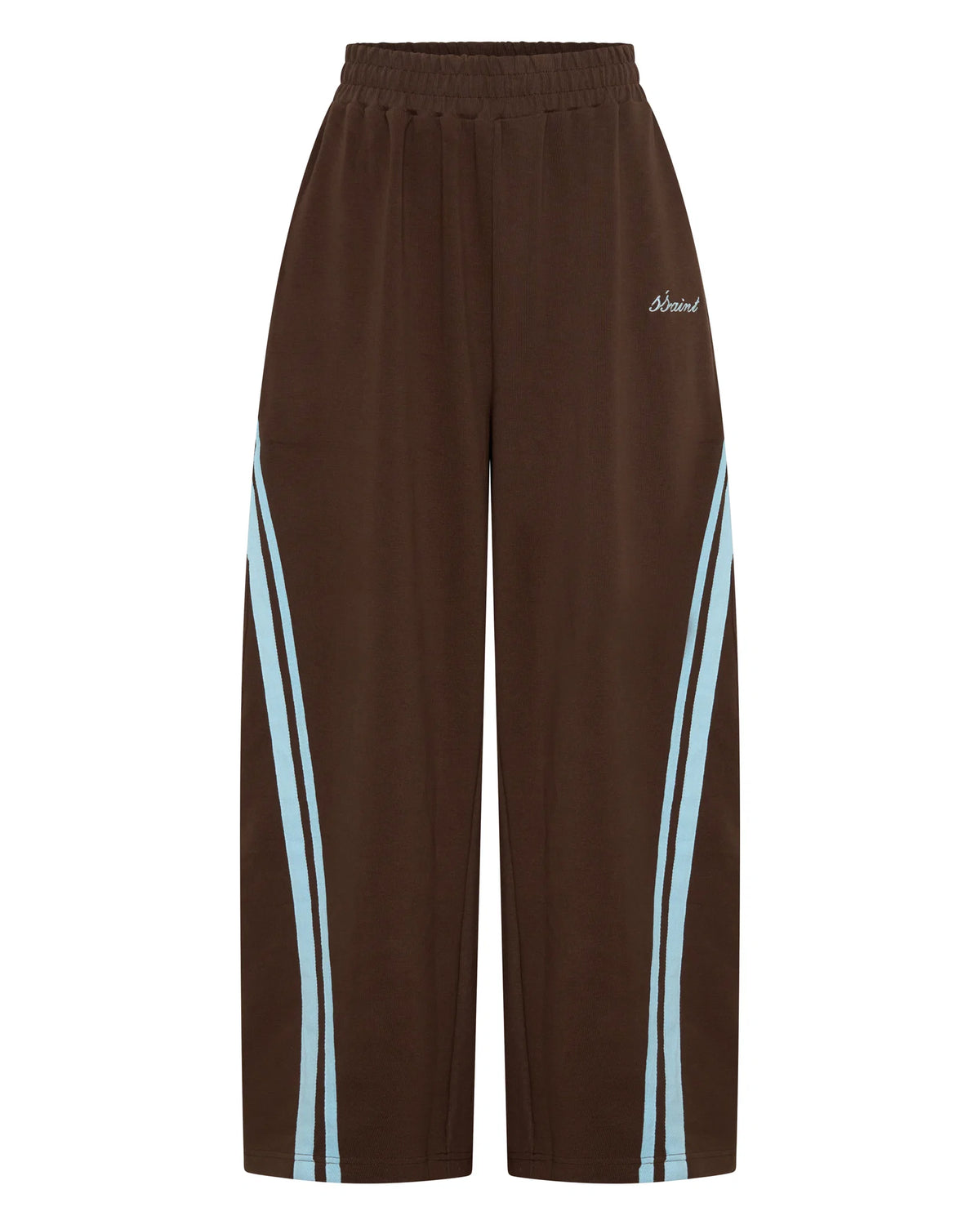 SŚAINT BARREL PANT - BROWN & BLUE