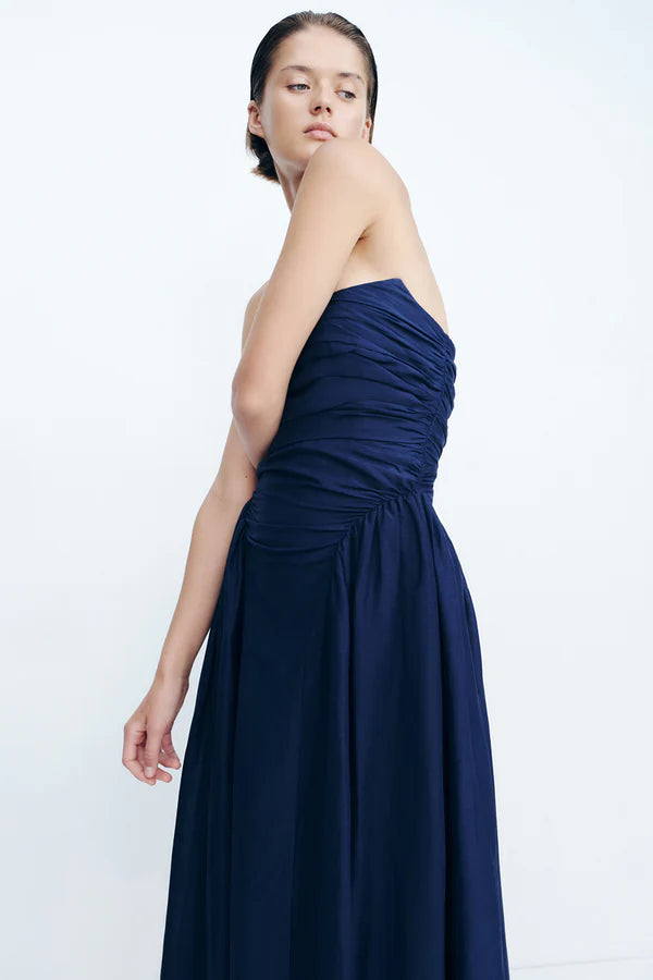 Celeste Strapless Panelled Maxi Dress