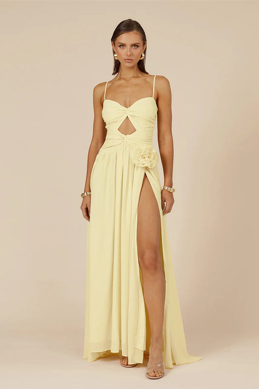 DANIKA MAXI DRESS - LEMON