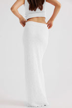 Load image into Gallery viewer, SNDYS - JOSEFINA MAXI SKIRT - WHITE
