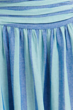 Load image into Gallery viewer, STEELE- GISELLE SKIRT- LAGOON STRIPE
