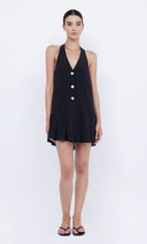 Load image into Gallery viewer, BEC AND BRIDGE - PIPER HALTER MNI DRESS BLACK
