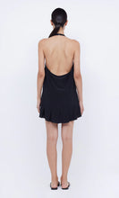 Load image into Gallery viewer, BEC AND BRIDGE - PIPER HALTER MNI DRESS BLACK
